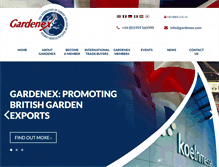 Tablet Screenshot of gardenex.com